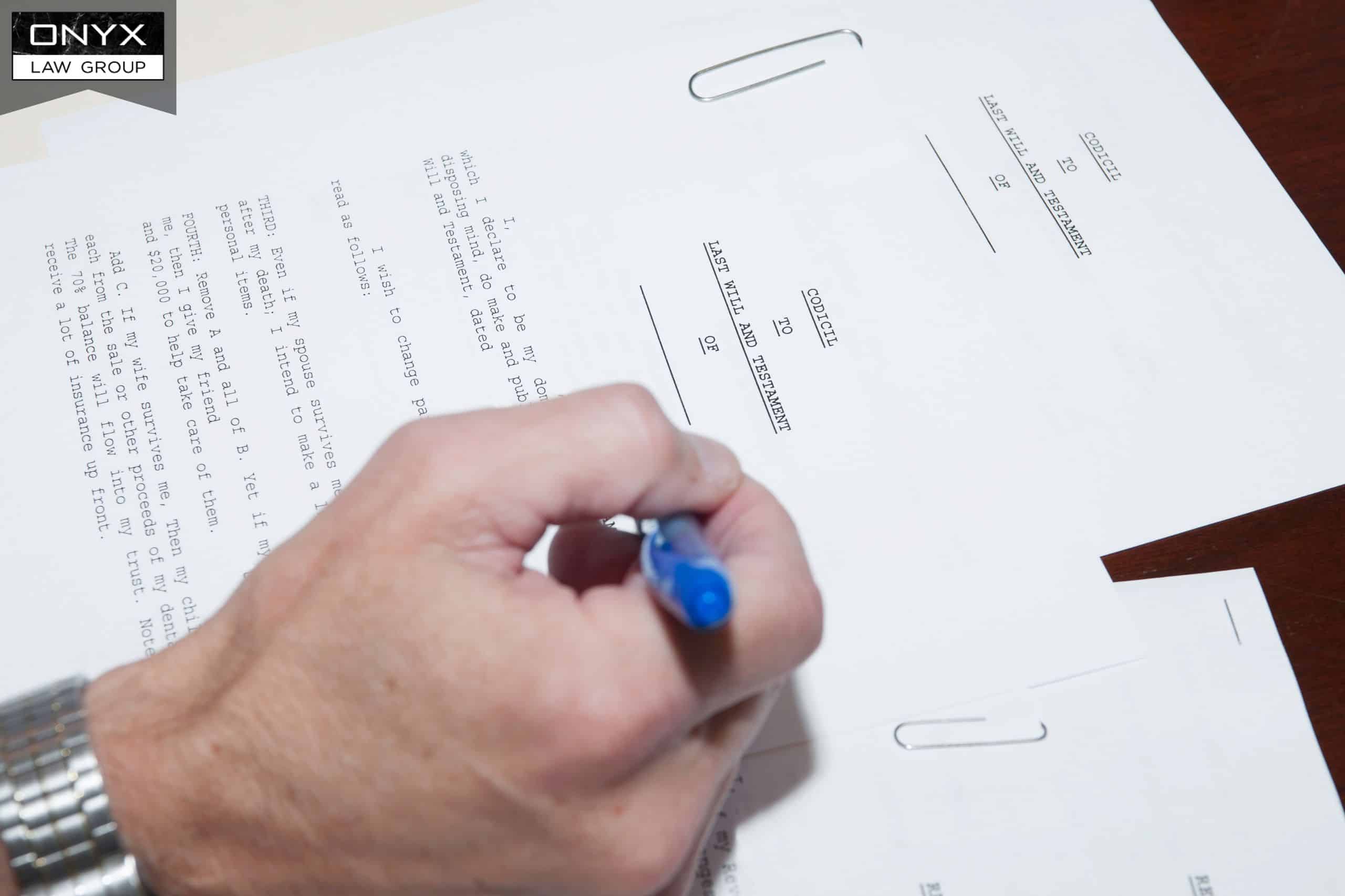 How a Will Can Be Changed