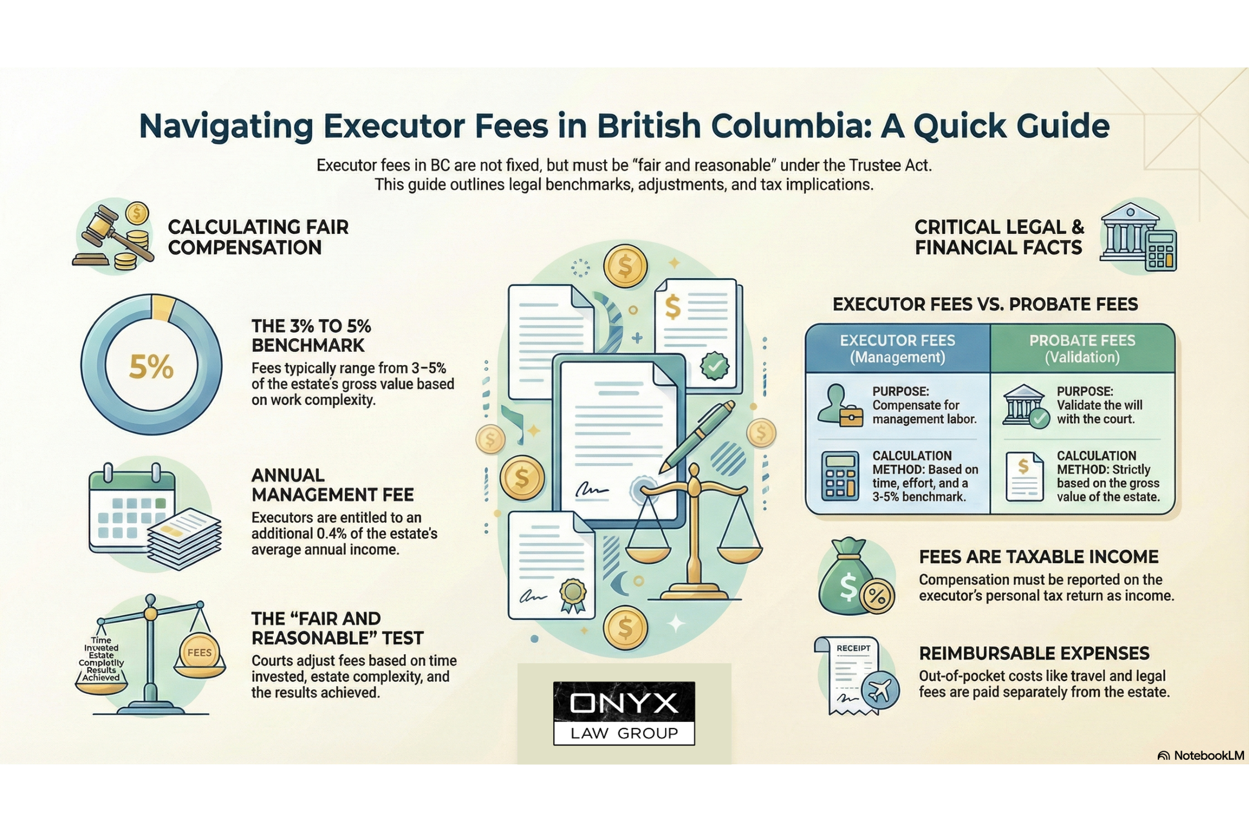 executor fees in bc